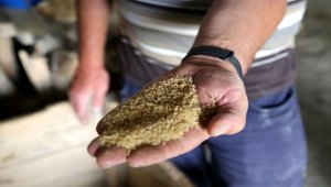 70 yıldır dönen taş değirmenin lezzetli bulguruna gurbetçi ilgisi