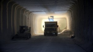 800 yıllık madenden yılda 150 bin ton tuz çıkarılıyor