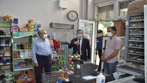 Akşehir'de maske denetimi