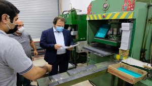 Ankara'daki plaka basım atölyesi yeni hizmet binasına taşındı