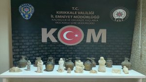 Baba ve oğlu 7 ayda ikinci kez tarihi eser kaçakçılığından yakalandı