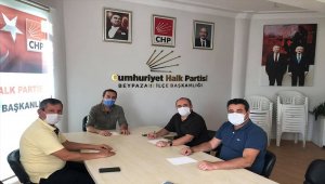 CHP ve İYİ Parti Beypazarı ilçe başkanlarından toplantı