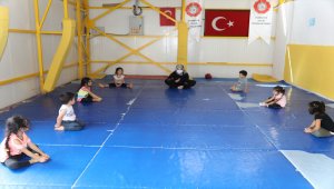 Çubuk'ta çocuklar için jimnastik kursu açıldı 
