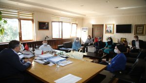 Çubuk'ta ilk kadın kooperatifinden belediyeye ziyaret 