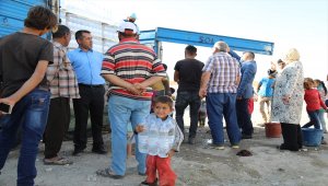 Çubuk'tan kum fırtınasından olumsuz etkilenen Polatlı'ya destek