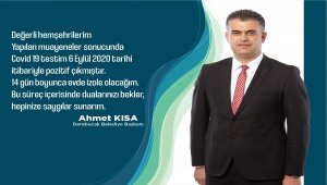 Derebucak Belediye Başkanı Kısa'nın Kovid-19 testi pozitif çıktı