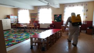 Derebucak'ta okullar yüz yüze eğitime hazır