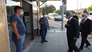 Kaman'da "Kovid-19 tedbirleri" denetimi