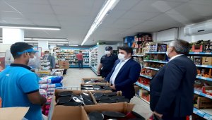 Karakeçili'de Kovid-19 tedbirleri denetlendi