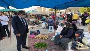 Karaman Valisi Işık, semt pazarını denetledi