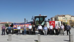 Karapınar Belediyesine iş makinesi hibe edildi