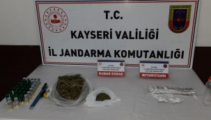 Kayseri'de Bugün Asayiş Haberi: Jandarmadan uyuşturucu operasyonu