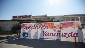 Keçiören Belediyesi Kent Konseyi üyelerinden sağlık çalışanlarına destek