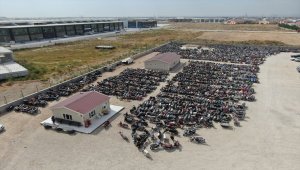 Konya'da 4 bin 5 motosiklet trafikten men edildi