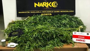 Konya'da uyuşturucu operasyonunda 21 zanlı yakalandı