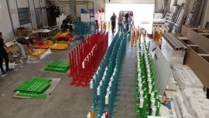 Konyalı firma "pedallı dezenfektan standı" ile yurt dışına açıldı