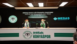 Konyaspor'un yeni stadyum sponsoru MEDAŞ oldu 