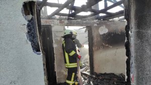 Kulu'da çıkan yangında müstakil ev kullanılmaz hale geldi