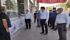 Mucur'da "Kovid-19 tedbirleri" denetimi