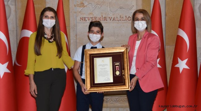 Nevşehir'de Devlet Övünç Madalyası ve Beratı Tevcih Töreni
