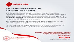 Sağlık Bakanlığından "sahte telefon uygulamasıyla dolandırıcılık" uyarısı 