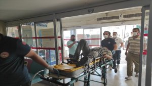 Sivas'ta direkten düşen kişi yaralandı 