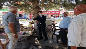 Tomarza'da Kovd-19 denetimi 