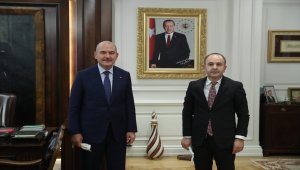 TPF heyetinden İçişleri Bakanı Soylu'ya ziyaret