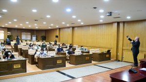 Türkiye'de staj programına katılan yabancı öğrenciler, Mamak Belediyesini ziyaret etti