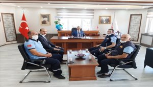 Ulaş Belediye Başkanı İlbey, itfaiye personelini kabul etti