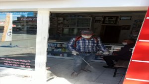 Ulaş'ta kıraathaneler ve lokantalar dezenfekte edildi