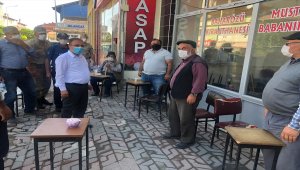 Ulaş'ta "Kovid-19 tedbirleri" denetimi yapıldı 