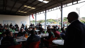 Yahşihan Belediye Başkanı Türkyılmaz'dan işçilere müjde