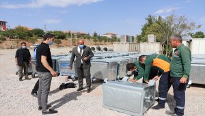 Yahşihan'da çöp konteynerleri yenilendi
