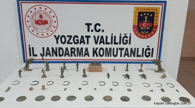Yozgat'ta tarihi eser operasyonunda yakalanan 4 kişi tutuklandı
