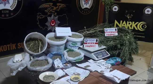 Yozgat'ta uyuşturucu operasyonu
