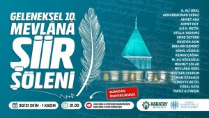 10. Mevlana Şiir Şöleni bu yıl "dijital ortamda" yapılacak