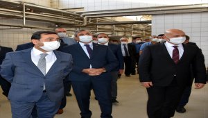 Adalet Bakan Yardımcısı Kuş, Kırıkkale'deki süt işleme tesisinde incelemelerde bulundu: