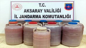 Aksaray'da kaçak içki operasyonunda 2 şüpheli gözaltına alındı
