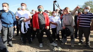 Aksaray'da sağlıklı yaşam için doğa yürüyüşü yapıldı