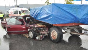 Akşehir'de trafik kazası: 2 yaralı