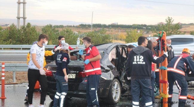 Ankara-Niğde Otoyolu'nda kaza: 5 yaralı 