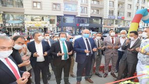 ANKESOB Başkanı Yiğiner, Çubuk'ta iş yeri açılışına katıldı 