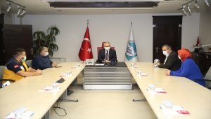 Başkan Büyükkılıç, Sağlık-Sen heyetini kabul etti