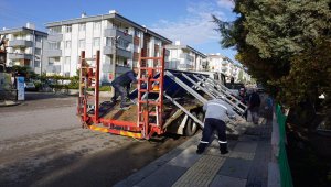 Beypazarı'nda dolmuş durakları yenileniyor