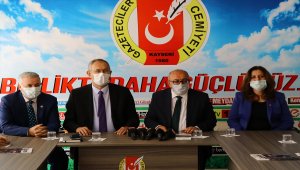 CHP heyetinden Kayseri Gazeteciler Cemiyetine ziyaret 