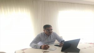 Ilgın Belediye Başkanı Ertaş, çalışmalarına uzaktan devam ediyor