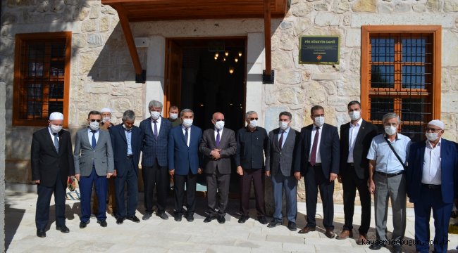 Ilgın'da restorasyonu tamamlanan Pir Hüseyin Bey Camii yeniden ibadete açıldı