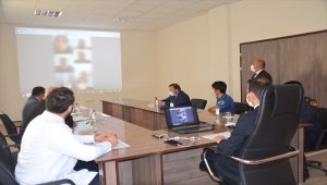 Karantinadaki vatandaşlara video konferansla moral desteği