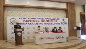 Karapınar'da konut kurası çekilişi yapıldı